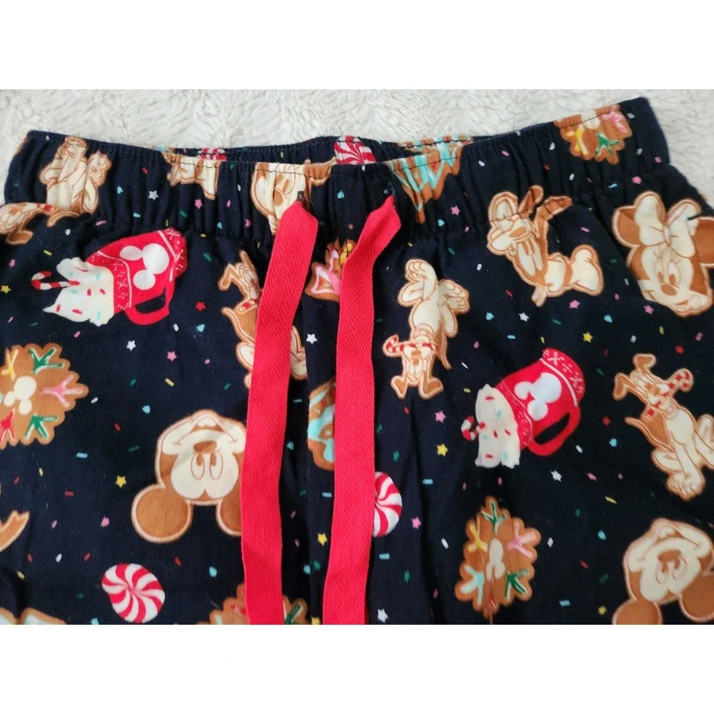 Old Navy x Disney Mickey Mouse Christmas Flannel Pajama Pants Women's Size XS...